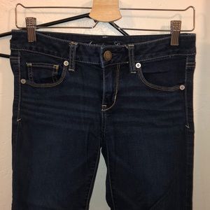American Eagle Dark Wash Stretch Skinny Jeans